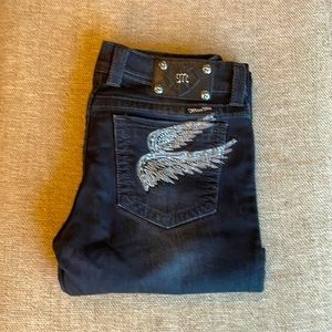 Miss Me Woman’s jeans size 30, boot cut, black.